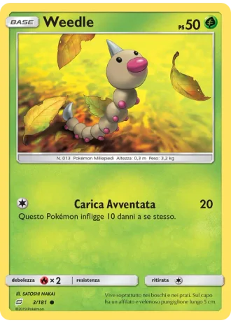 Weedle #3/181 — Gioco di Squadra