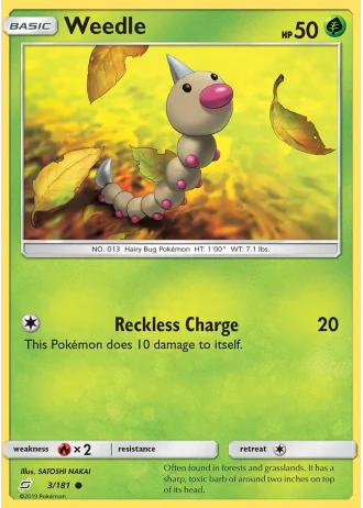 Weedle #3/181 — Team Up