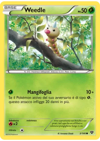 Weedle #3 — XY