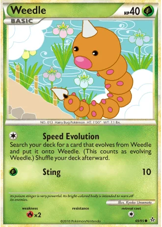 Weedle #69/95 — Forze Scatenate