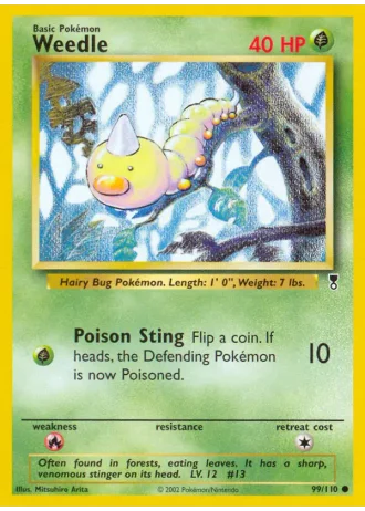 Weedle #99 — Legendary Collection