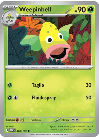 Weepinbell #070/165 — 151
