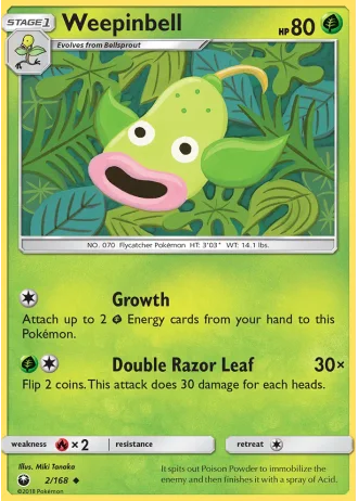 Weepinbell #2/168 — Celestial Storm