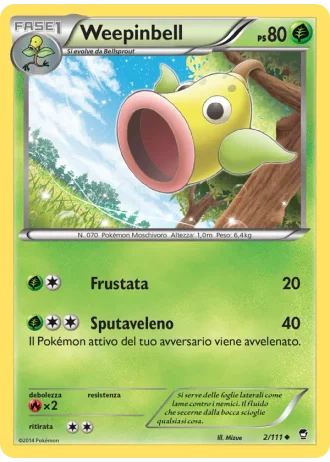 Weepinbell #2/111 — Colpi Furiosi