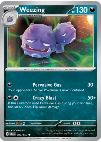 Weezing #092/159 — Journey Together