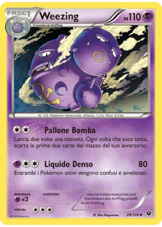 Weezing #28/124 — Destini Incrociati