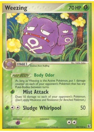Weezing #33/113 — Delta Species