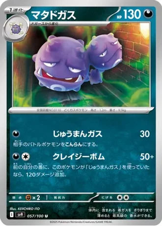 Weezing #57 — Battle Partners