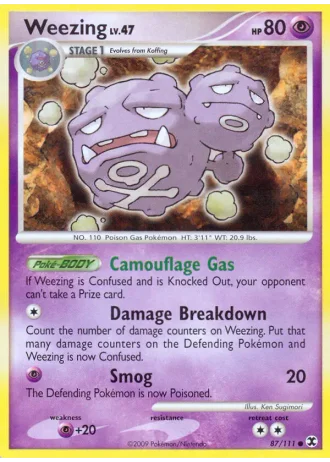 Weezing #87/111 — Rising Rivals