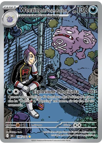 Weezing del Team Rocket #199/182 — Rivali Predestinati