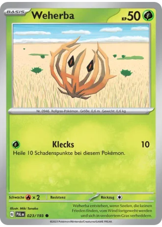 Weherba #023/193 — Entwicklungen in Paldea