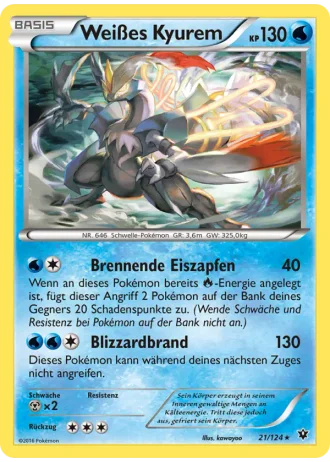 Weißes Kyurem #21/124 — Schicksalsschmiede