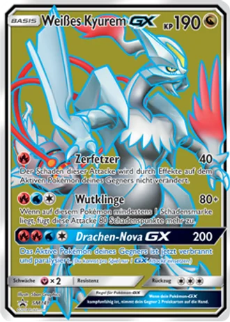 Weißes Kyurem GX SM141 — Sonne & Mond Promos