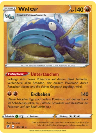 Welsar #100/192 — Clash der Rebellen