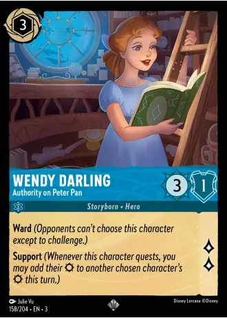 Wendy Darling - Authority on Peter Pan #158/204 — Into the Inklands