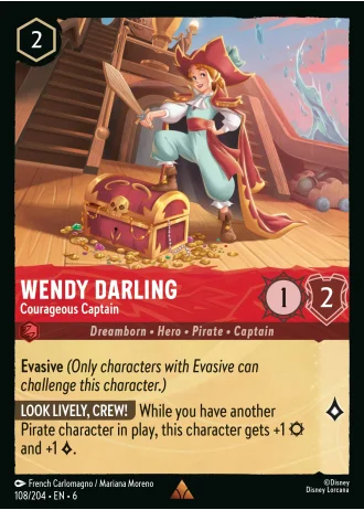 Wendy Darling - Courageous Captain #108/204 — Azurite Sea