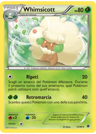 Whimsicott #12/98 — Nuove Forze