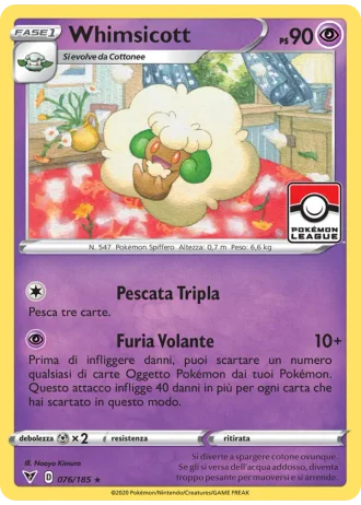 Whimsicott #76 — Voltaggio Sfolgorante