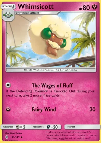Whimsicott #91 — Guardians Rising