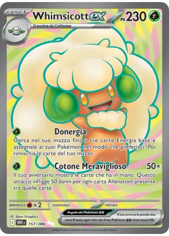 Whimsicott ex #157/86 — Fuoco Bianco