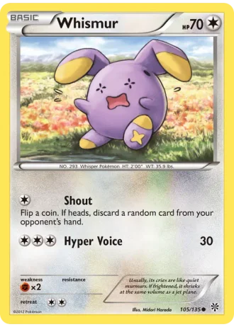 Whismur #105/135 — Plasma Storm
