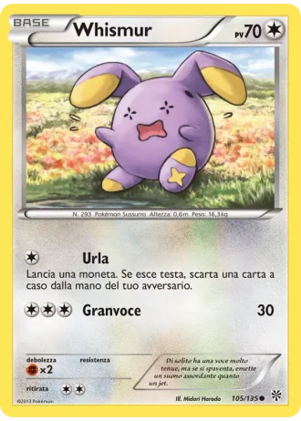 Whismur #105 — Uragano Plasma