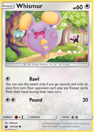 Whismur #116/168 — Celestial Storm