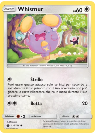 Whismur #116 — Tempesta Astrale