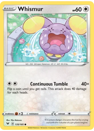 Whismur #135/185 — Vivid Voltage