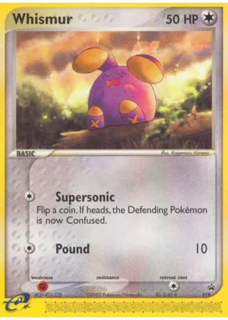 Whismur #19 — Nintendo Promos