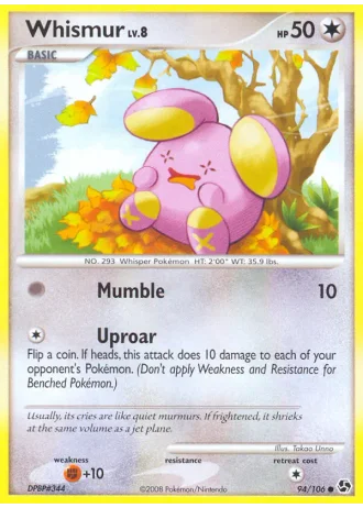 Whismur #94/106 — Incontri Leggendari