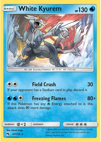 White Kyurem #63 — Lost Thunder