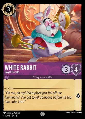 White Rabbit - Royal Herald #43/204 — Shimmering Skies