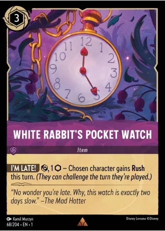 White Rabbit's Pocket Watch #68/204 — The First Chapter
