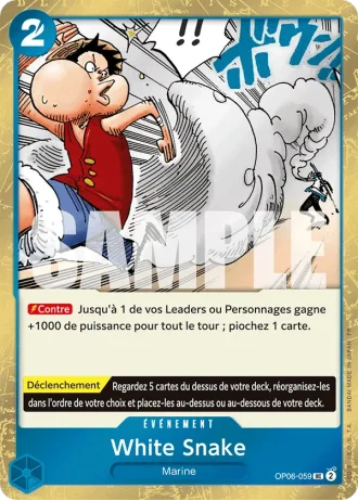 White Snake (OP06-059) (Reprint) — ONE PIECE CARD THE BEST vol.2 (PRB02)