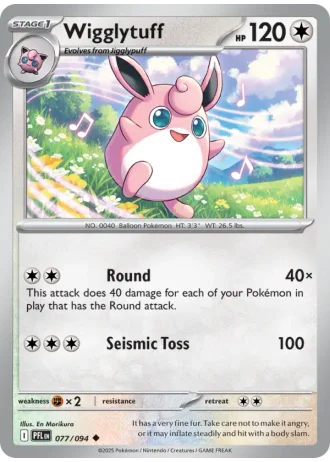 Wigglytuff #077 — Phantasmal Flames
