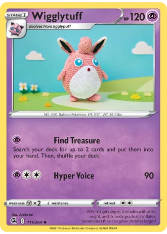 Wigglytuff #111 — Fusion Strike