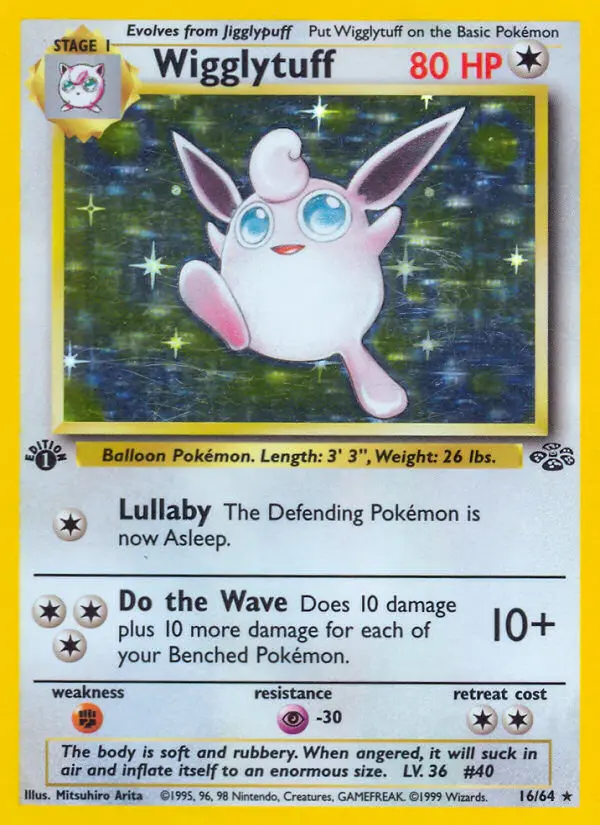 Wigglytuff (1st Edition) #16 — Jungle (1st Edition)
