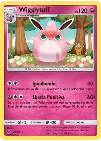 Wigglytuff #72 — Invasione Scarlatta