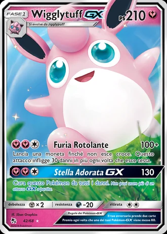 Wigglytuff GX #42/68 — Destino Sfuggente