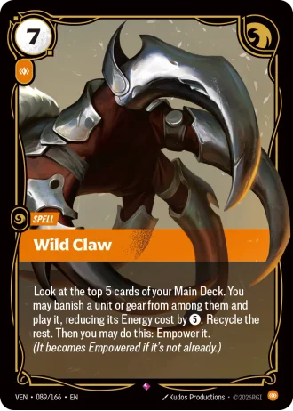 Wild Claw #089/166 — Vendetta