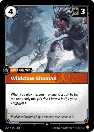 Wildclaw Shaman #147/298 — Origins