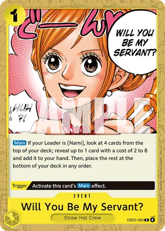 Will You Be My Servant? (EB03-060) — ONE PIECE Heroines Edition (EB03)