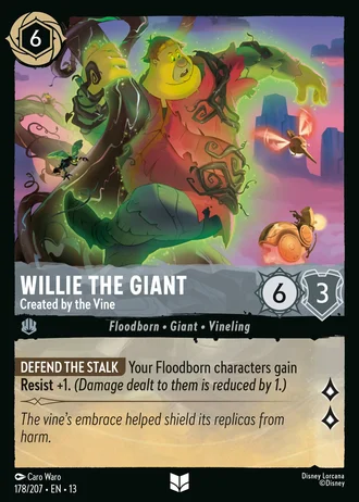 Willie the Giant - Created by the Vine #178/261 — Attack of the Vine!