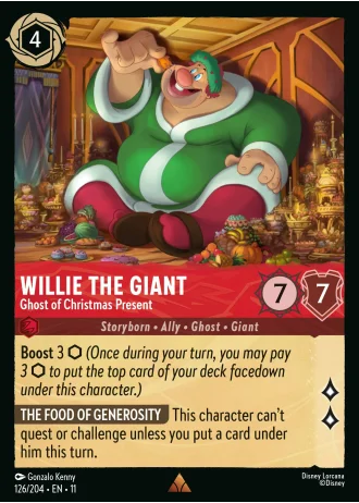 Willie the Giant - Ghost of Christmas Present #126/204 — Winterspell