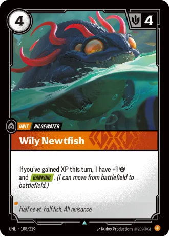 Wily Newtfish #108/219 — Unleashed