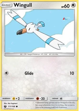 Wingull #111/168 — Celestial Storm