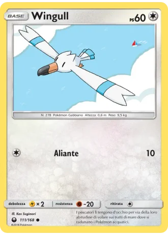 Wingull #111/168 — Tempesta Astrale