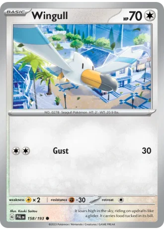 Wingull #158/193 — Paldea Evolved