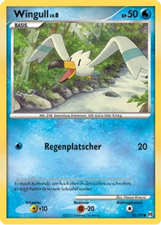 Wingull #81/99 — Arceus